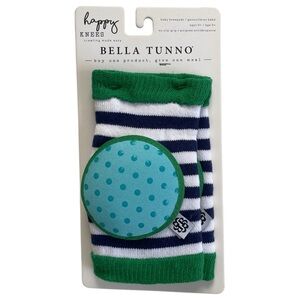 Bella Tunno Happy Knees Baby Kneepads, striped blue green